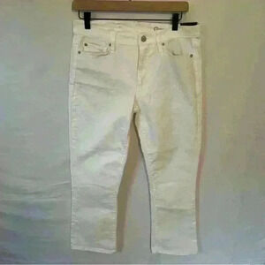 NWT Gap 1969 Authentic Crop Kick Pants White Size 28R